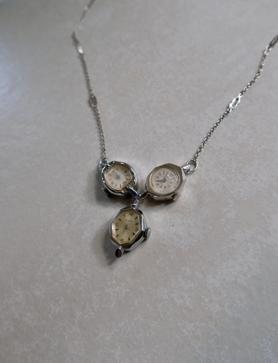 Echo of Time - Vintage Watch Necklace - Stone Cooper
