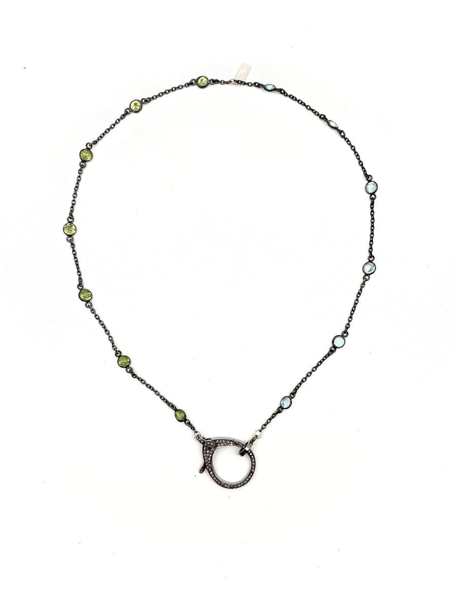 Arlene Diamond Clasp Necklace