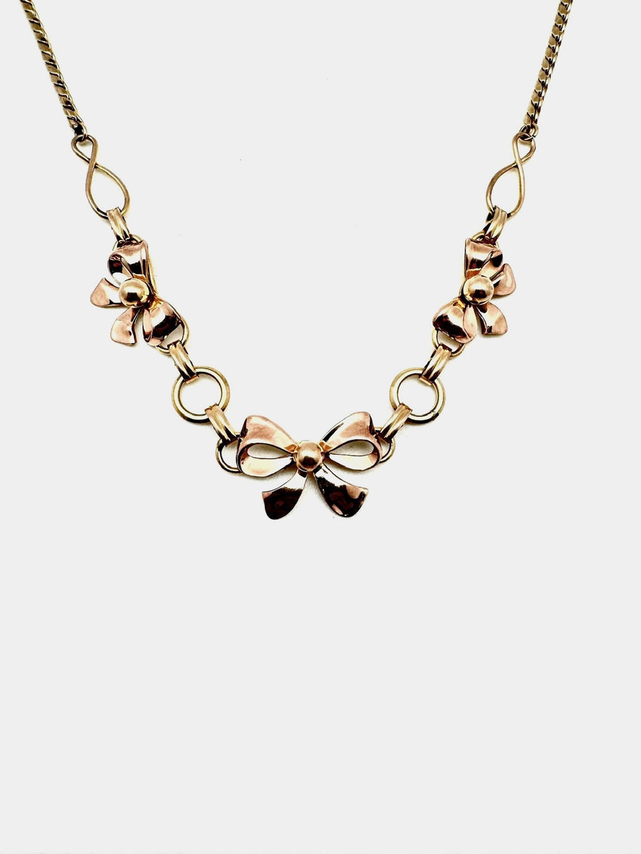 Beverly Bows Necklace