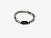 Vintage Watch-Band Onyx Bracelets