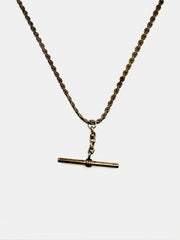 Sal Gold Filled T-Bar Necklace