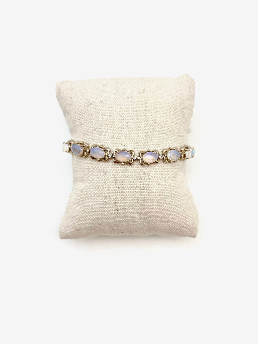 Marina Opal Diamond 14K Bracelet - Stone Cooper