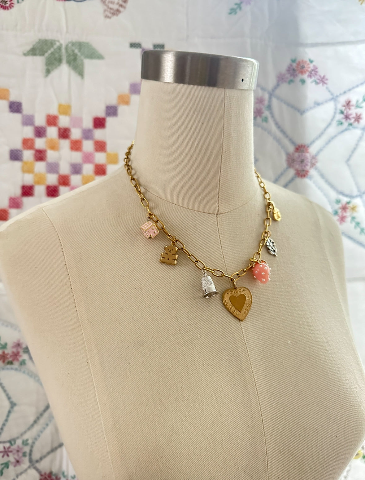 Babydoll Charm Necklace | Stone Cooper - Handmade Vintage