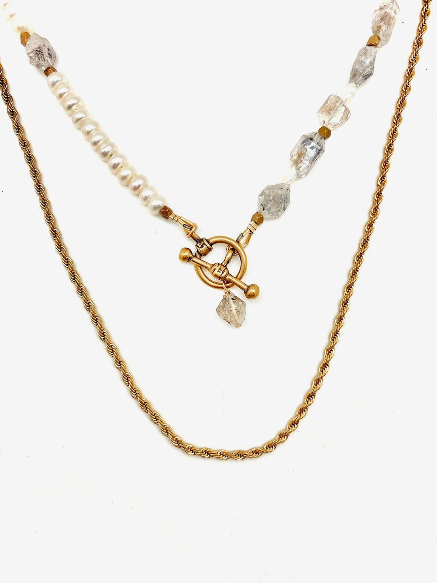 Stella Herkimer Necklace set