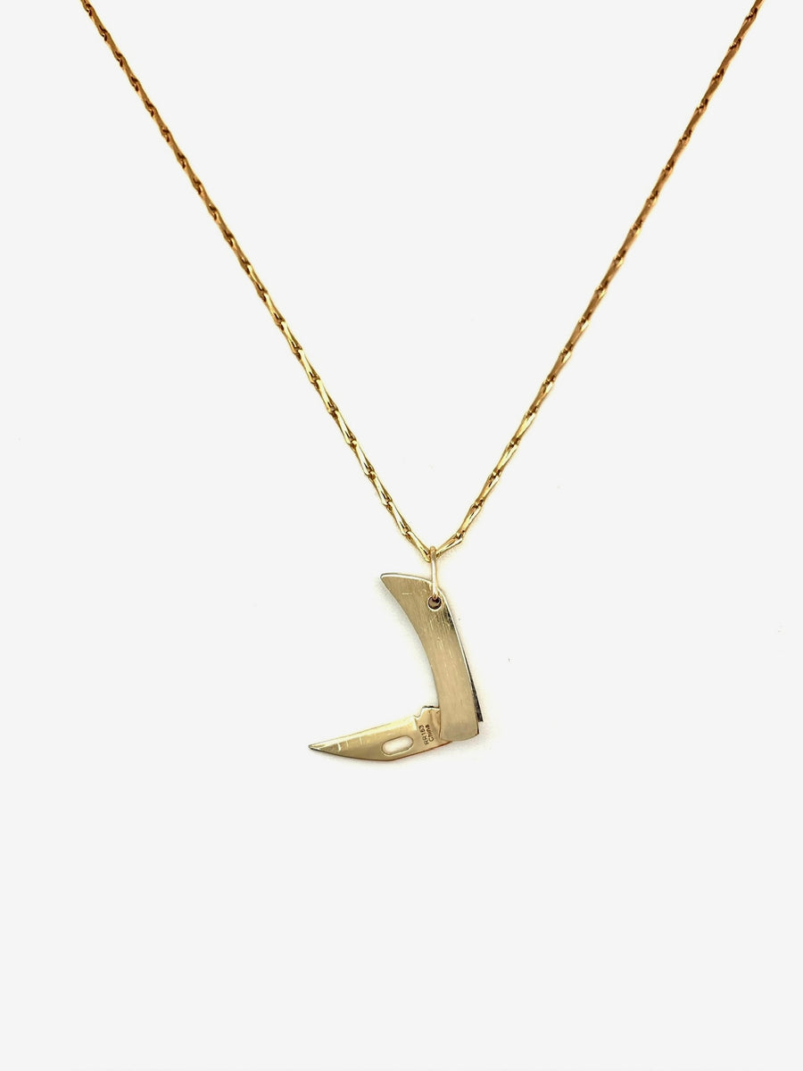 Goldie Knife Necklace