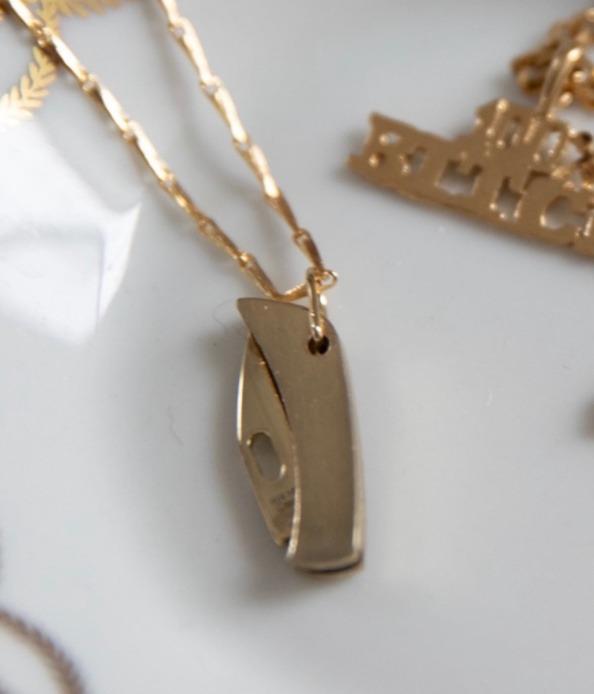 Goldie Knife Necklace