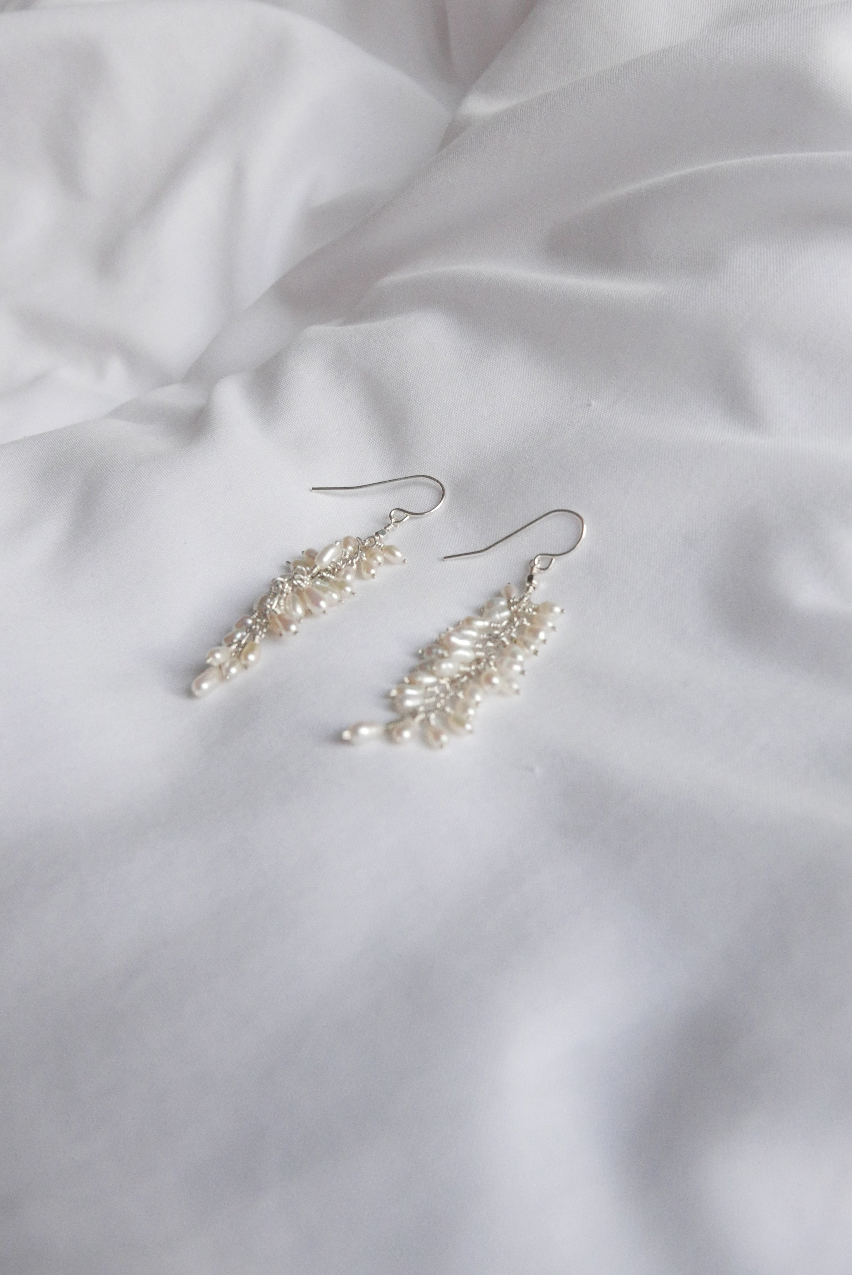 Pearl Fringe Earrings