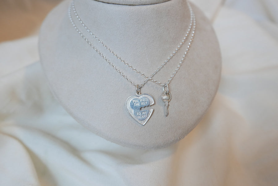 Key To My Heart Friendship Necklace Set