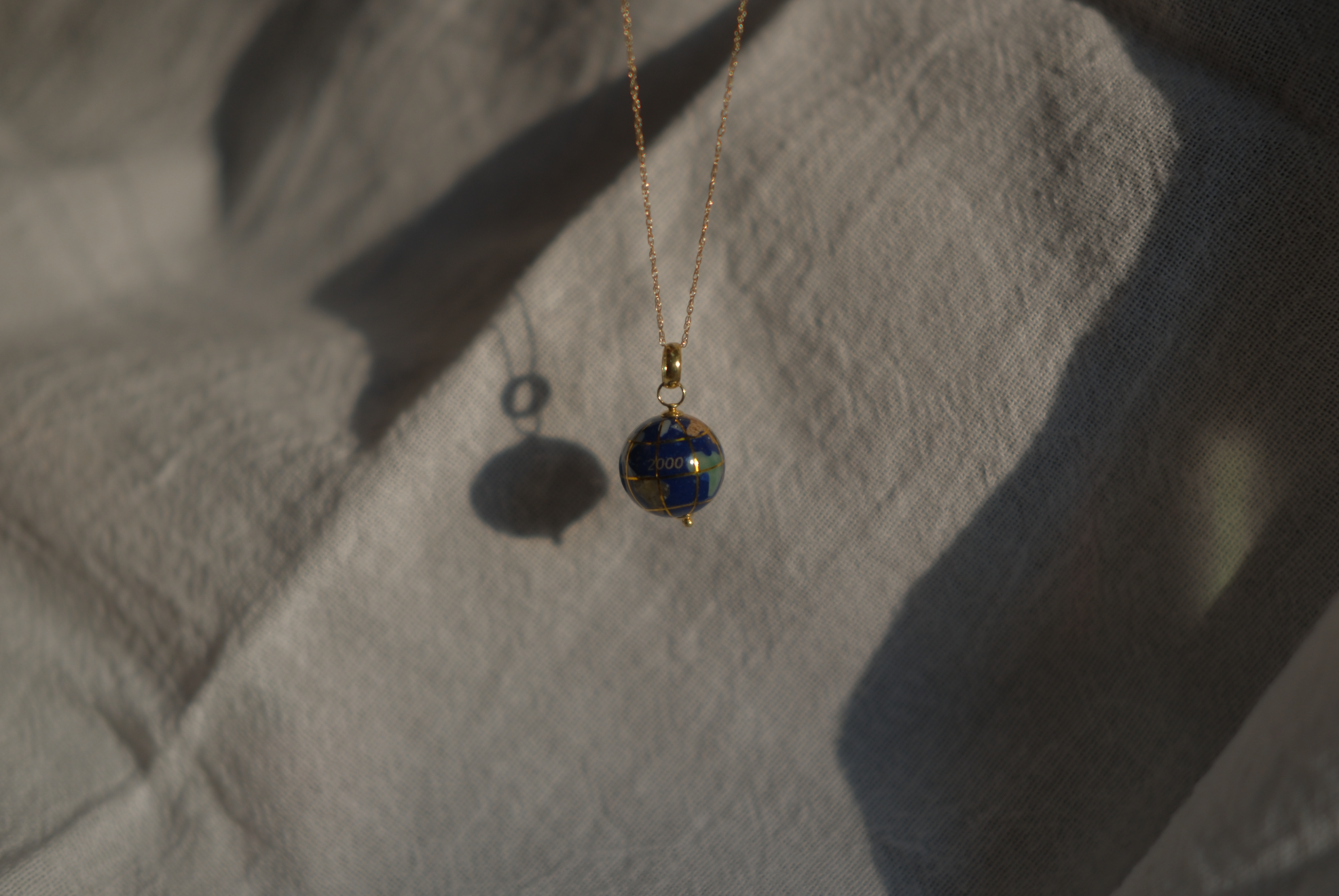 Tasia Globe Necklace (14K) Stone Cooper - Main Image