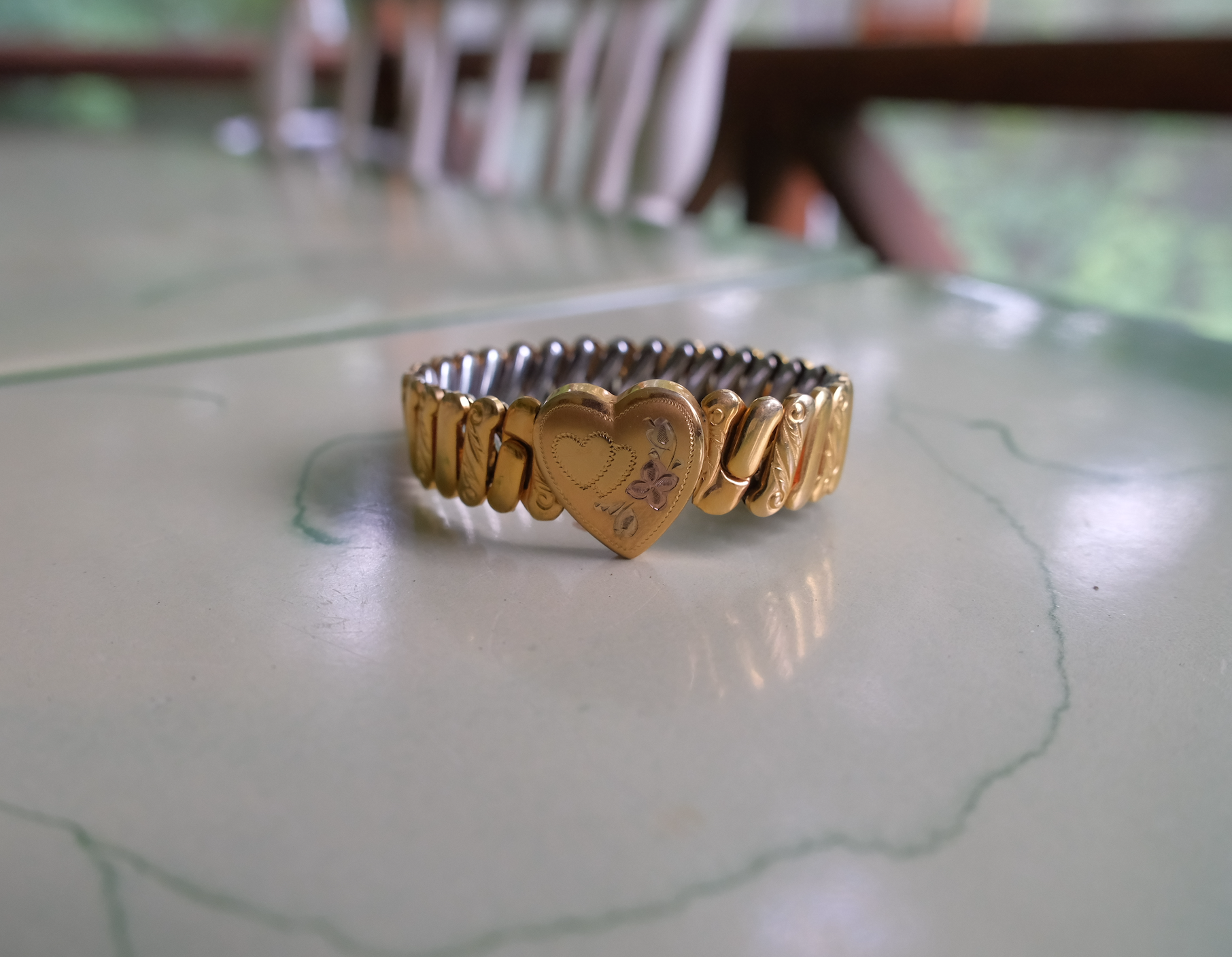 Bettyanne Antique Sweetheart Expansion Bracelet (12K GF)