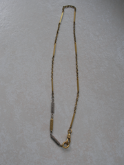 Patricia Two-Toned Watch Chain Necklace