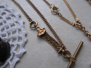 Jack Gold-Filled Watch Chain, T-Bar Necklace