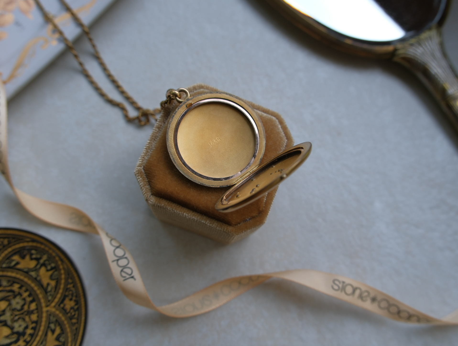 Nolan Gold-Filled Question Mark Locket