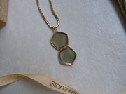 Elka Two-Toned Pentagon Locket