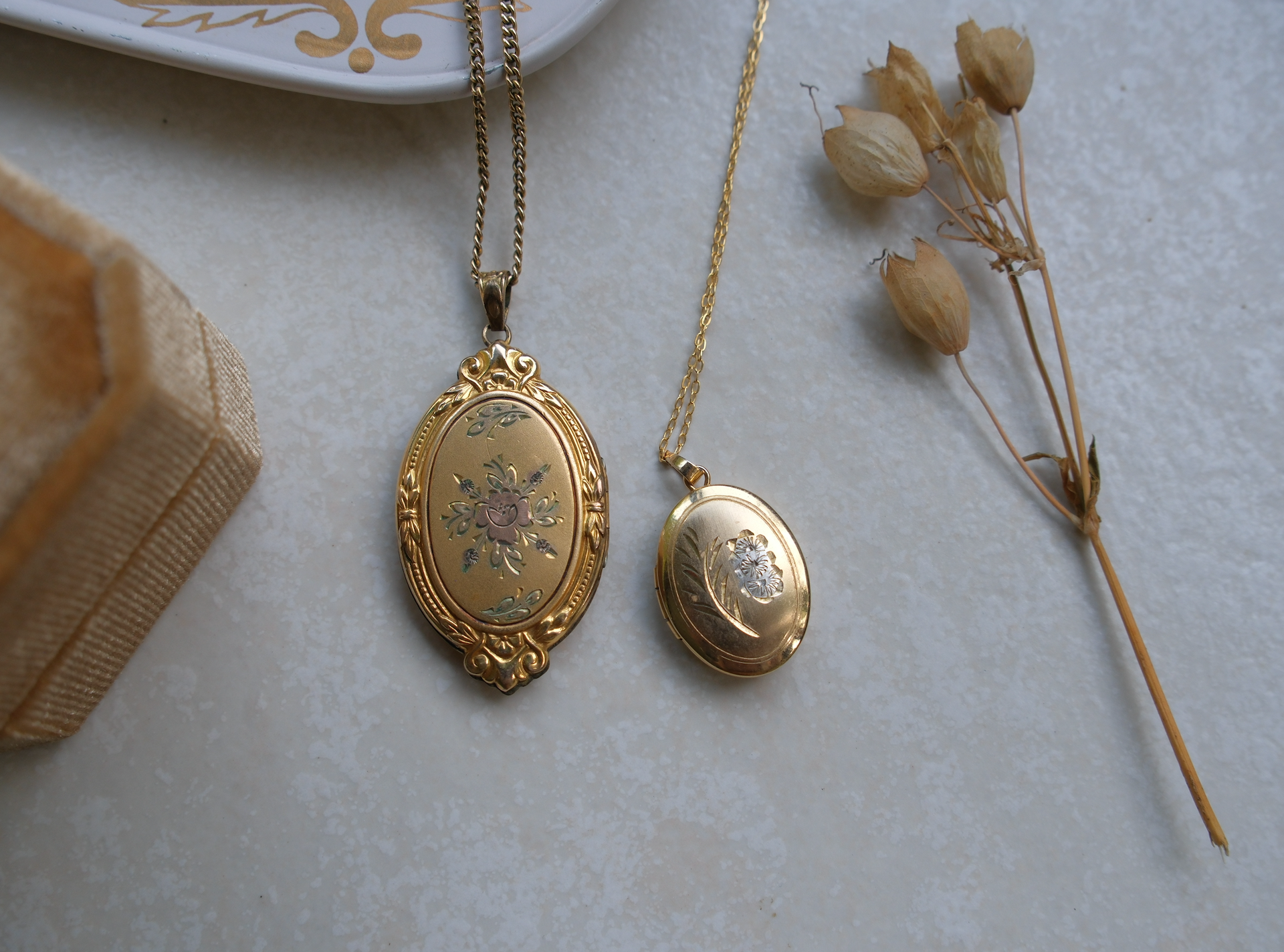 Blooma Gold-Filled Flower Locket