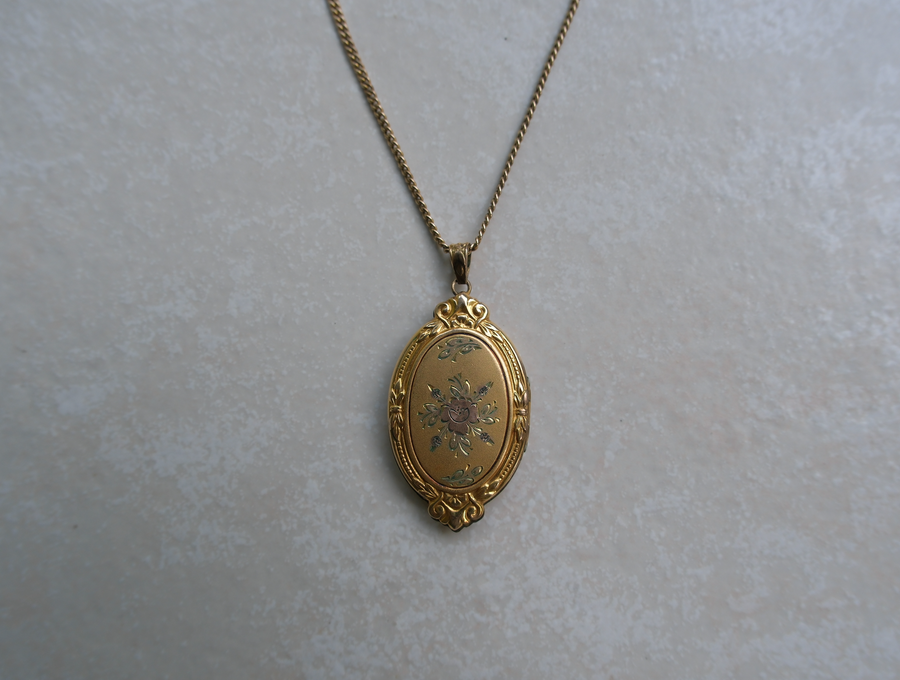 Rosemary Gold-Filled Engraved Locket