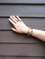 Josephine Tiger's Eye Gold-Filled Bracelet