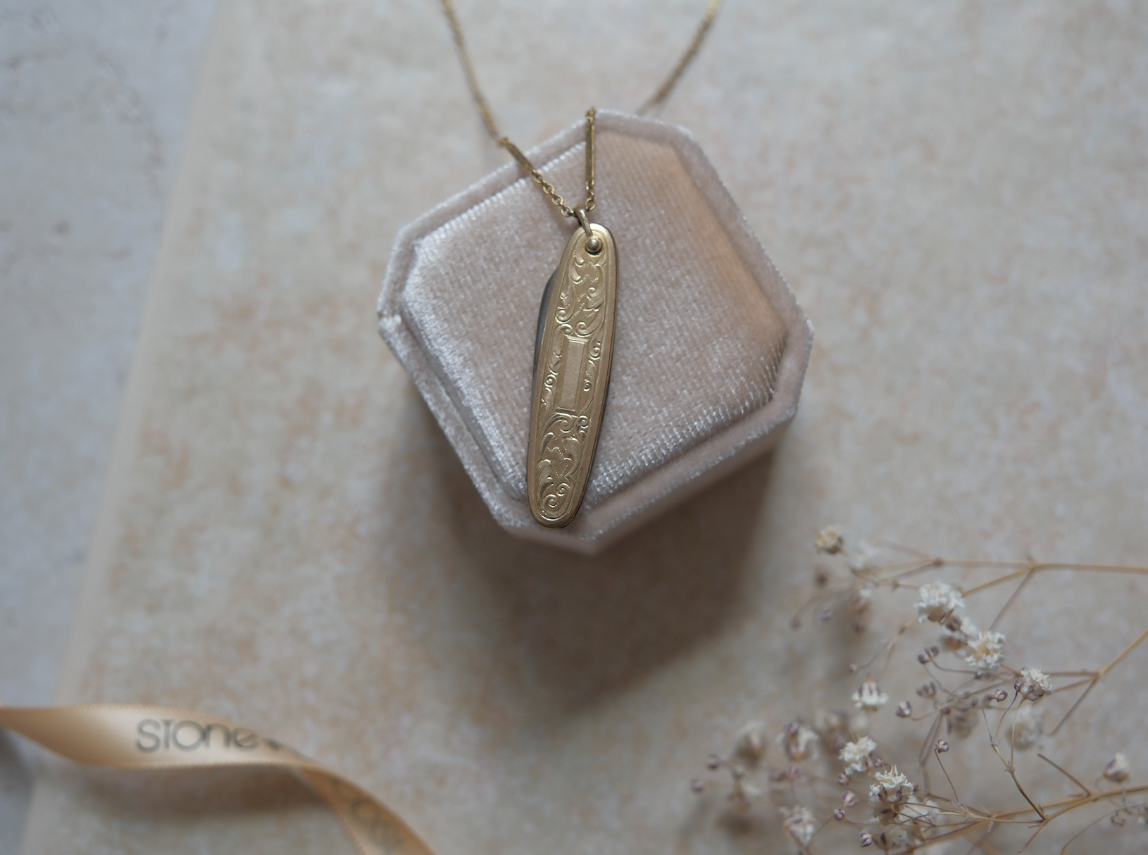 Elaine Gold-Filled Pocket Knife Necklace