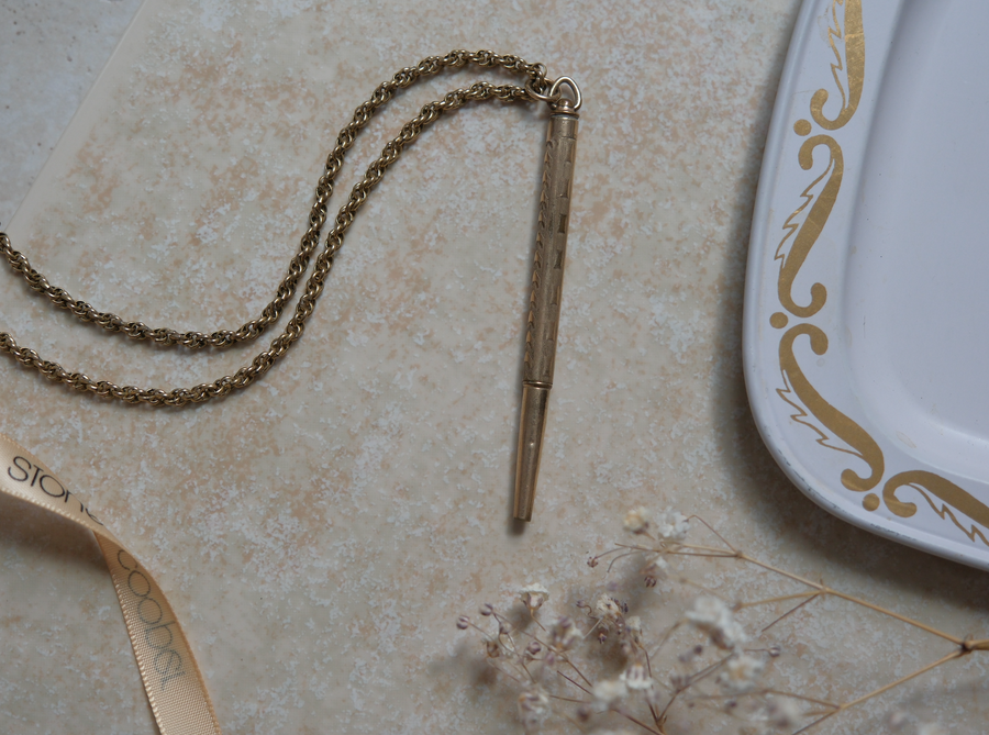 Norwood Gold-Filled Pencil Necklace