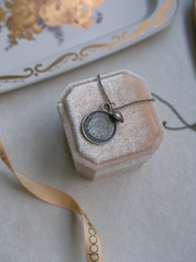 1898 Sterling Love Token Fish Necklace