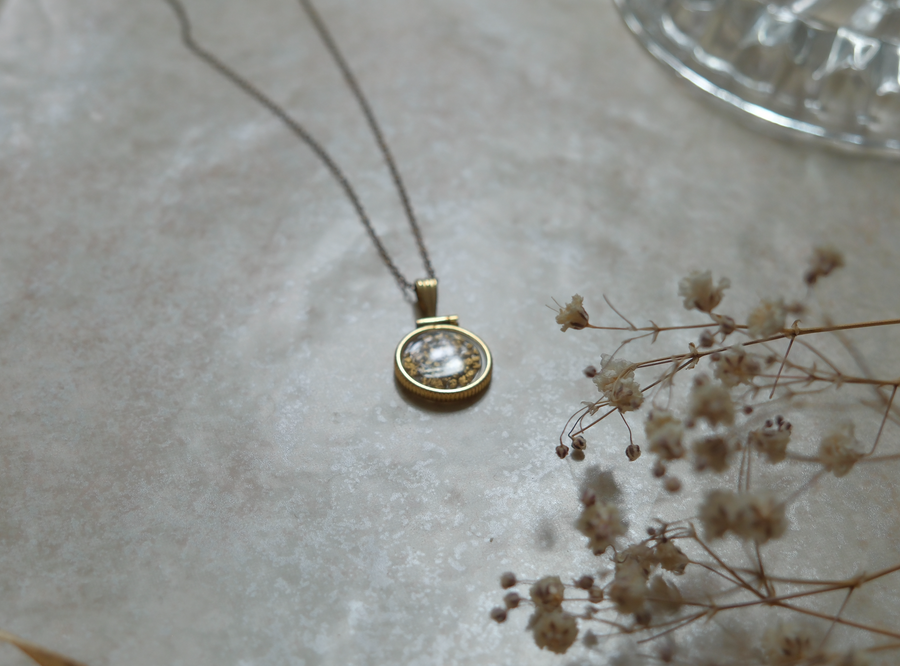 Gold-Filled 24K Gold Nugget Necklace