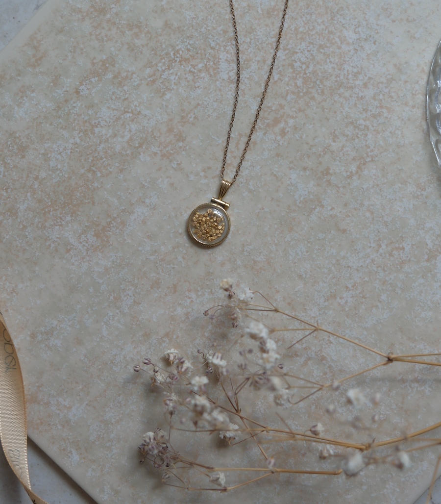 Gold-Filled 24K Gold Nugget Necklace