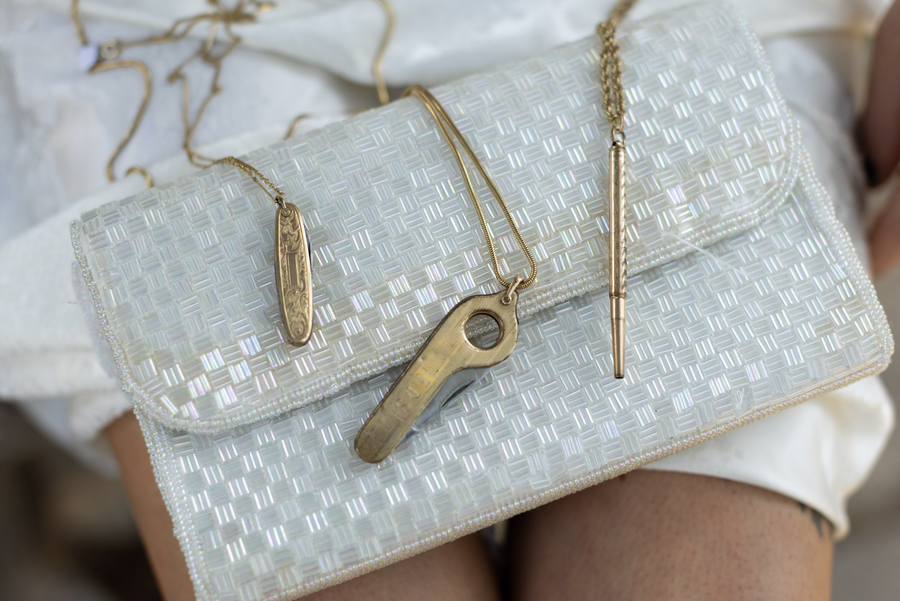 Elaine Gold-Filled Pocket Knife Necklace