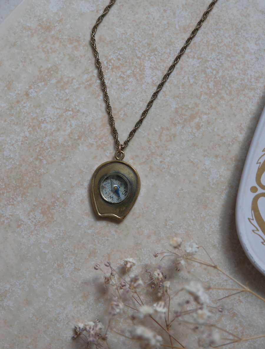 Walter Gold-Filled Compass Necklace