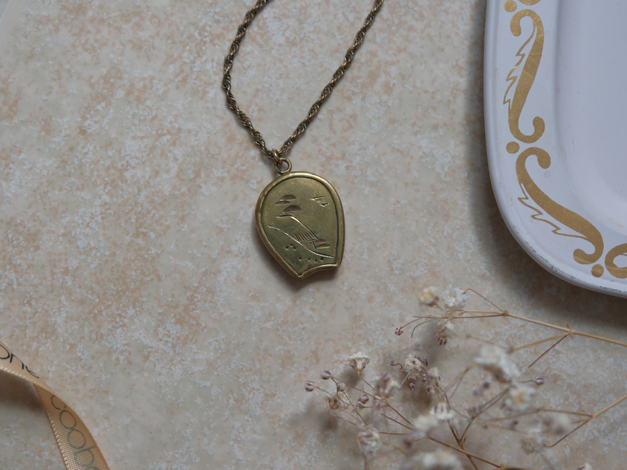 Walter Gold-Filled Compass Necklace