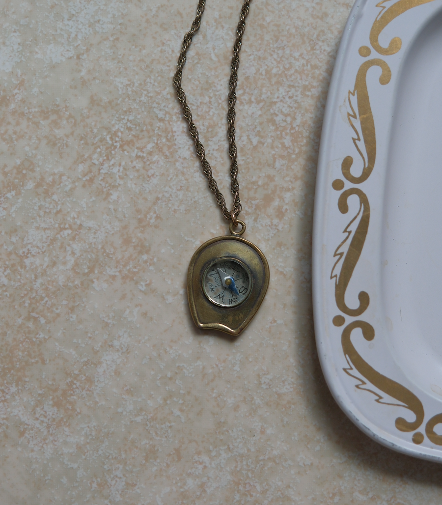 Walter Gold-Filled Compass Necklace