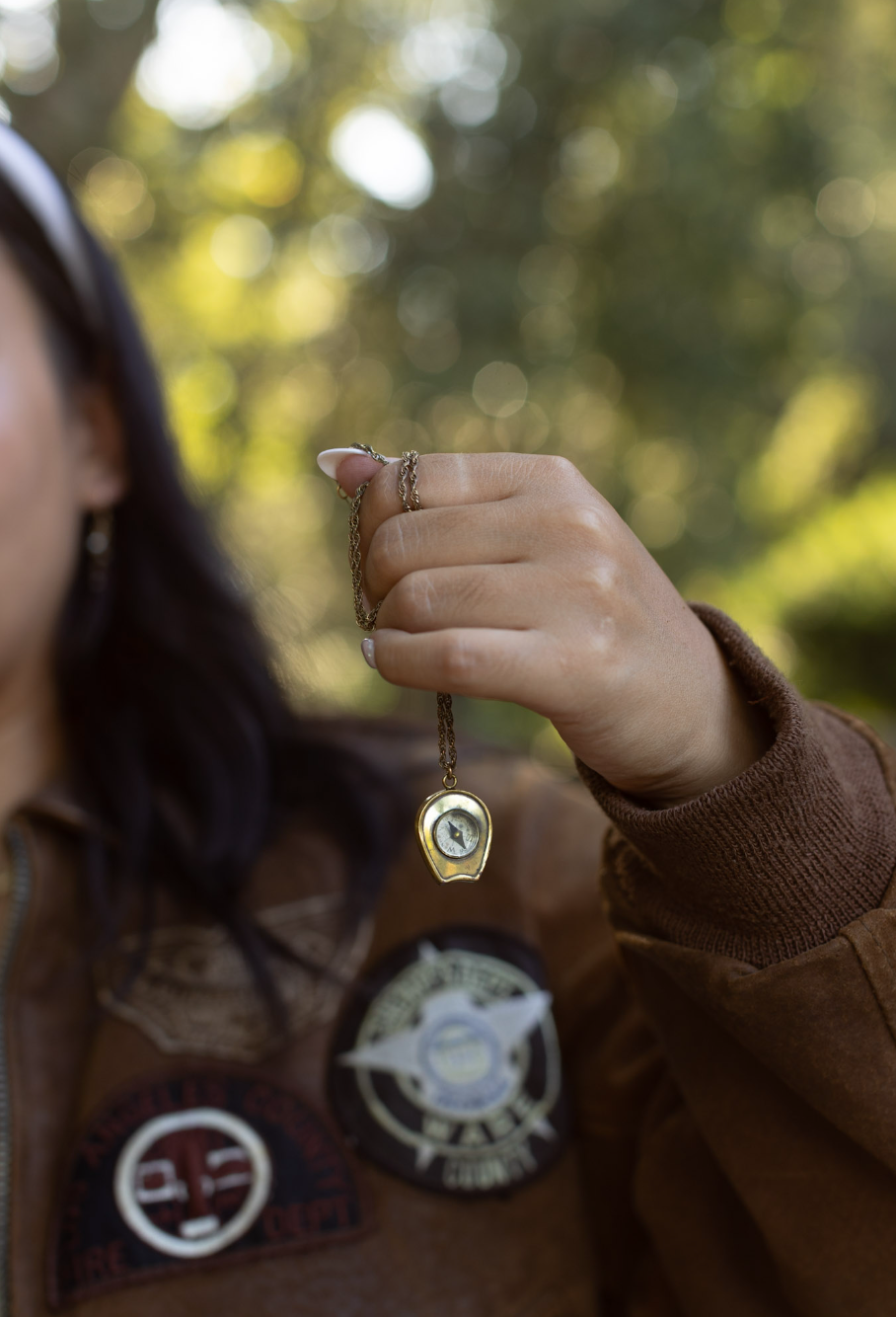 Walter Gold-Filled Compass Necklace