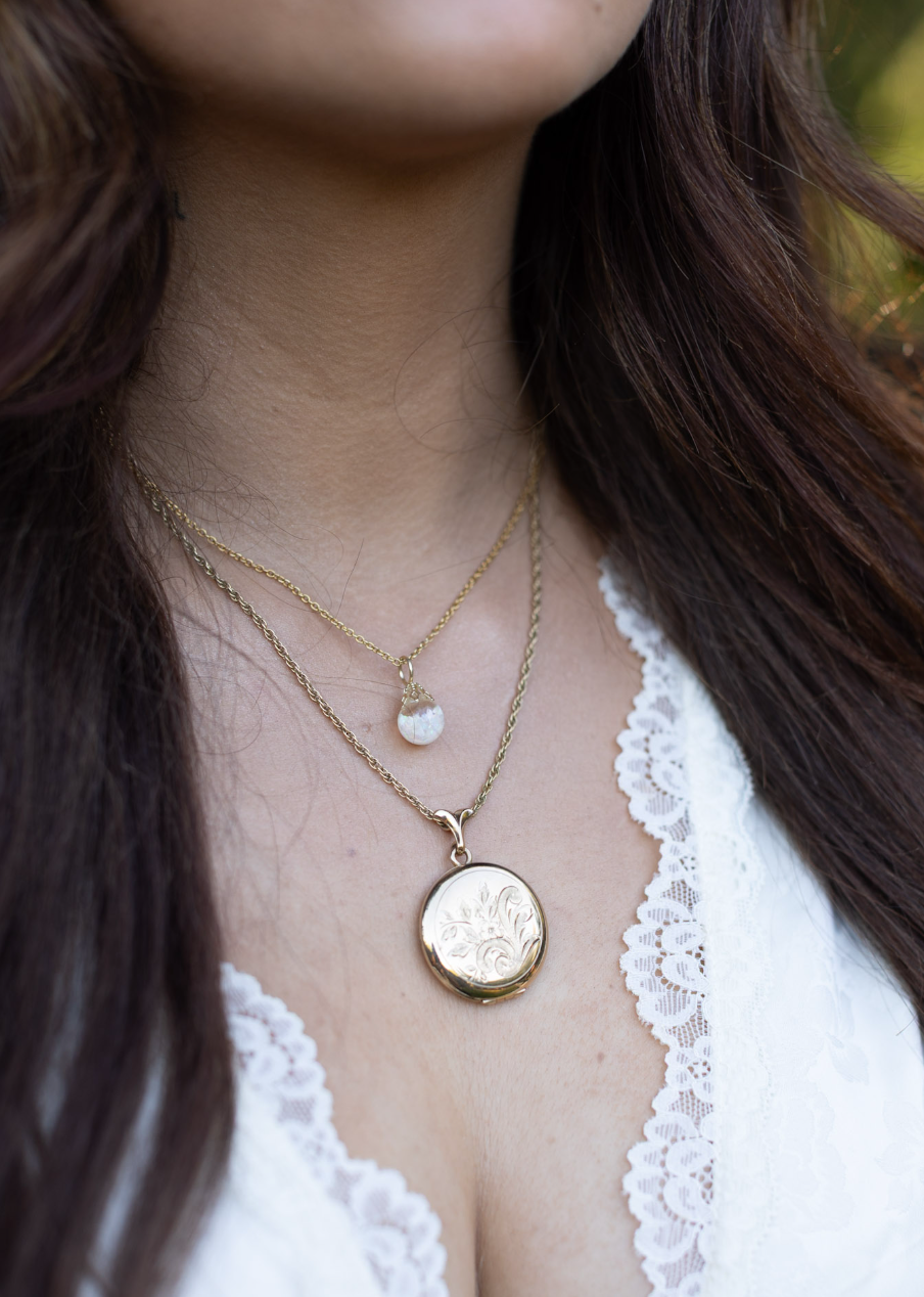 Joy Floating Opal Necklace