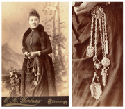 Maude Marie Silver Chatelaine Necklace