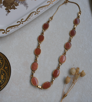 Simon Gold-filled Goldstone Necklace