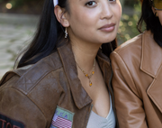 Kaleope Gold-Filled Citrine Drop Necklace