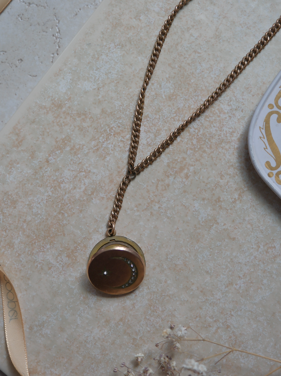 Celestial Gold-Filled Locket