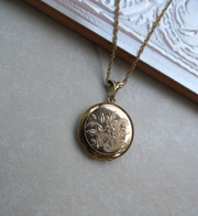 Sabina Gold-Filled Flower Locket