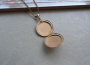 Sabina Gold-Filled Flower Locket