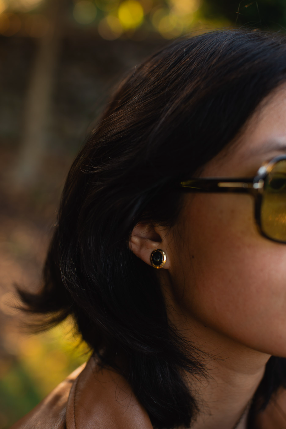 Onyx Ruthie 14K Studs