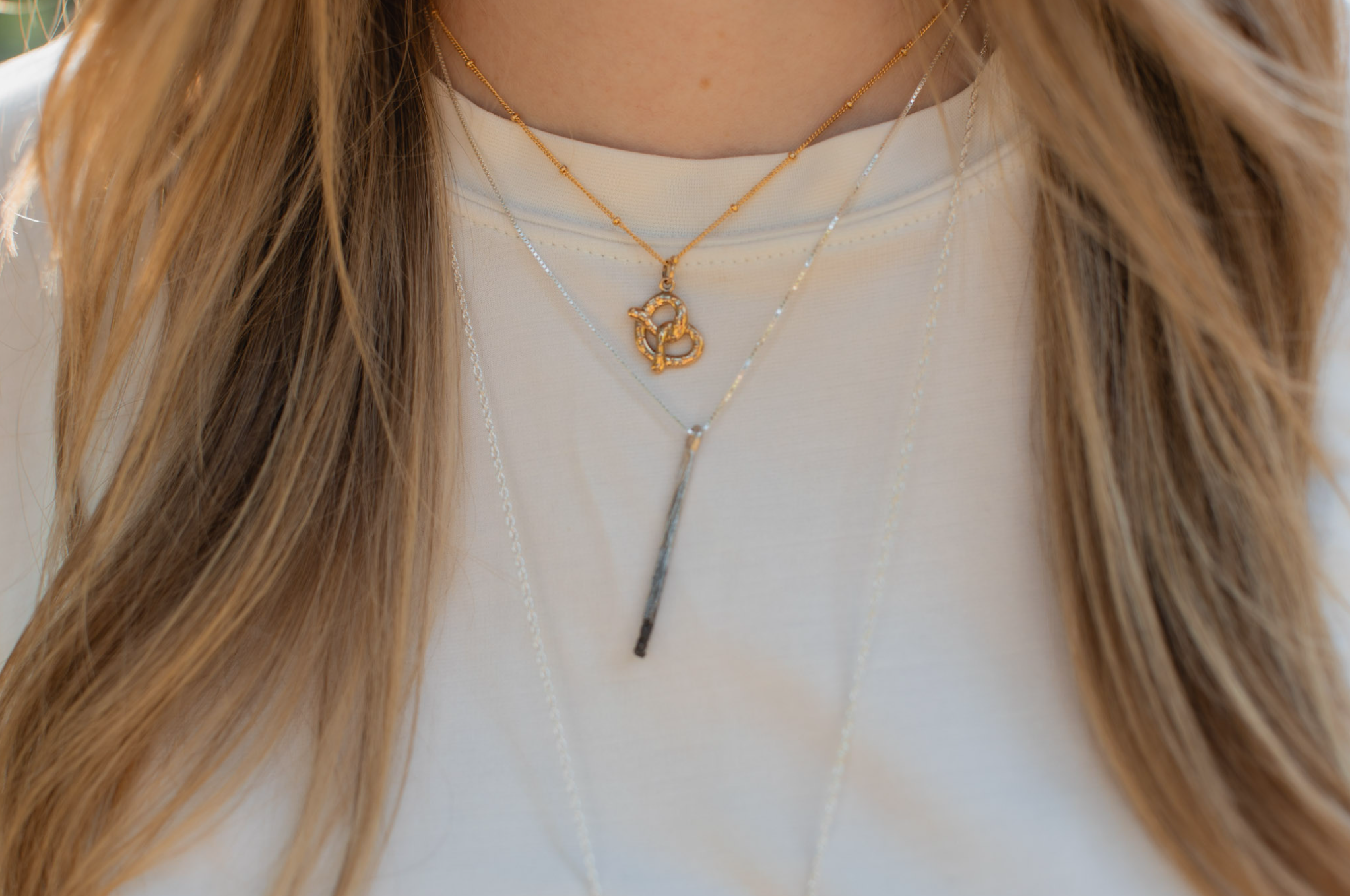 Philly Pretzel Necklace