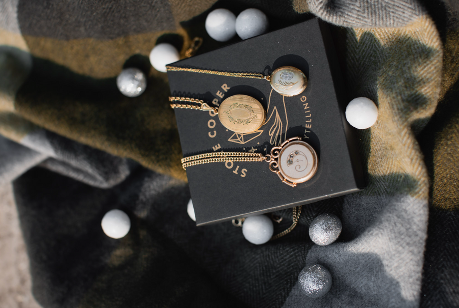 Dorothy Gold-Filled Crystal Fob Necklace