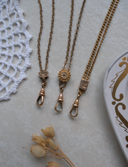 Dalia Pearl and Diamond Gold-Filled Lorgnette Chain