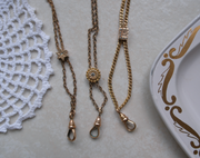 Dalia Pearl and Diamond Gold-Filled Lorgnette Chain