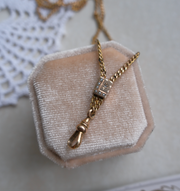 Dalia Pearl and Diamond Gold-Filled Lorgnette Chain