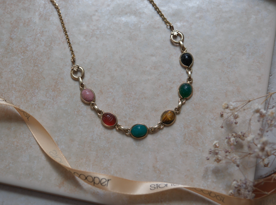 Frank Gold-Filled Scarab Necklace