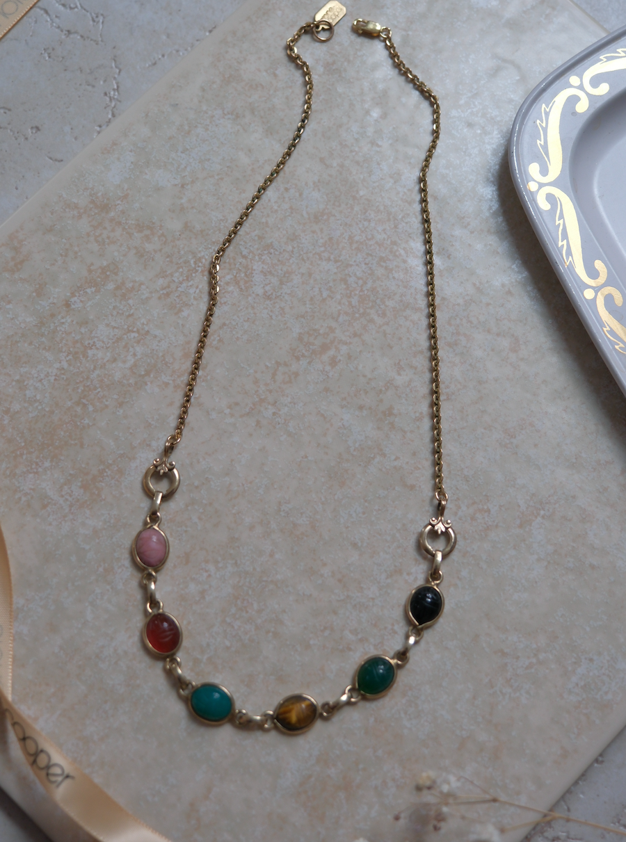 Frank Gold-Filled Scarab Necklace
