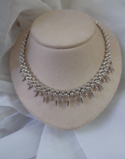 Vintage Cristalina Spike Necklace