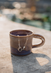 Miriam Sterling Diamond Clasp Necklace