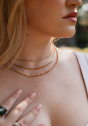 Gold Filled 3-Strand Olivia Necklace