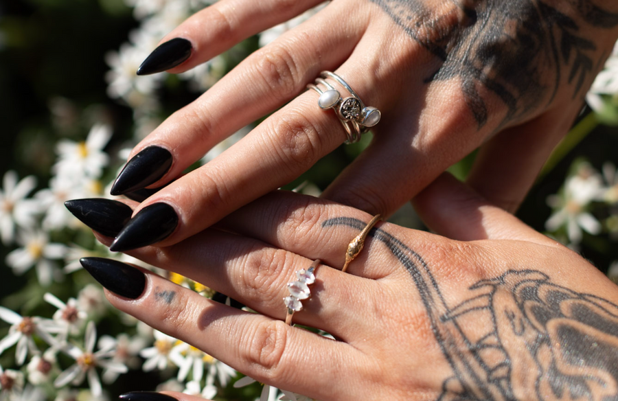 Golden Ouroboros Ring